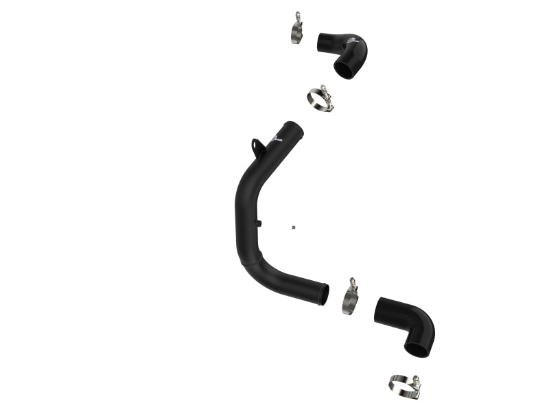 aFe Bladerunner 2.5in Aluminum Tube Hot Charge Pipe Black 2Volkswagen 22-23 GTI (MKVIII) L4-2.0L (t