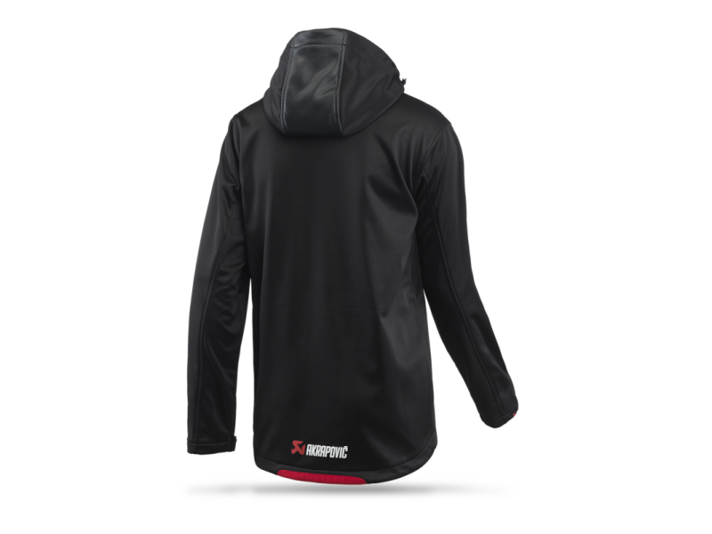 Akrapovic Mens Corpo Softshell Jacket Black - 3XL