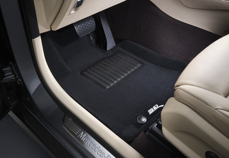 3D MAXpider 21-23 Tesla Model Y 7-Seat Elegant Floor Mat- Black 1St Row 2Nd Row 3Rd Row