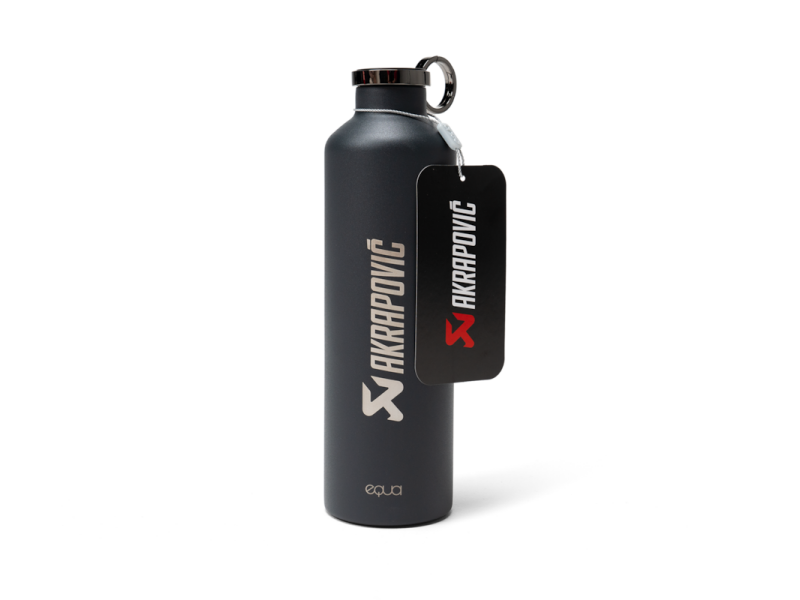 Akrapovic Stainless Steel Thermo Bottle x Equa - Dark Grey