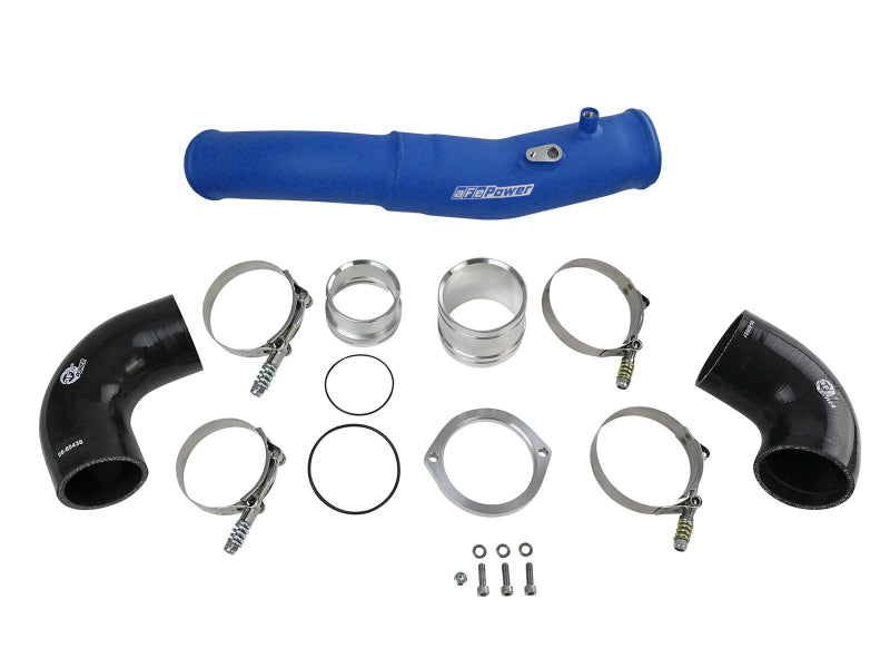 aFe 20-21 BMW Z4 M40i (G29) L6-3.0L (t) B58 BladeRunner 2-1/2in to 3in Hot-Side Charge Pipe - Blue