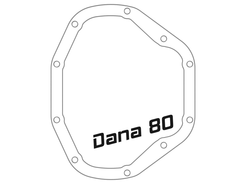 aFe Rear Differential Cover (Raw; Street Series); Dodge Diesel Trucks 94-02 L6-5.9L (td)