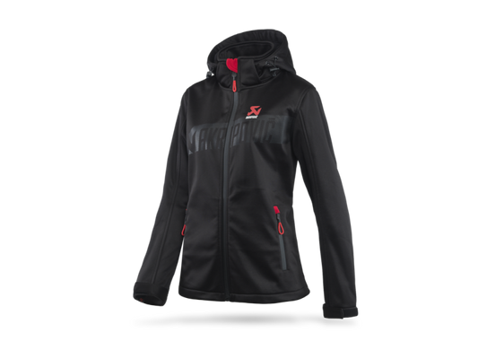 Akrapovic Womens Corpo Softshell Jacket Black - 2XL