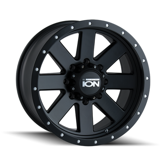 ION Type 134 20x9 / 6x139.7 BP / 0mm Offset / 106mm Hub Matte Black/Black Beadlock Wheel