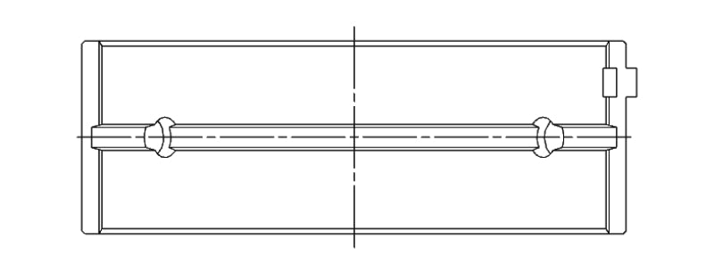 ACL Mitsubishi 4G93 1834CC +.25 Oversized High Performance Main Bearing Set