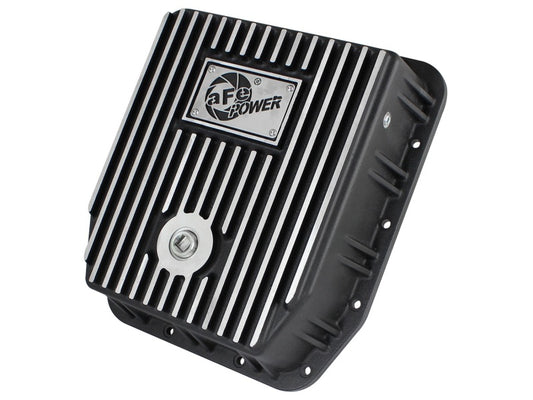 aFe Transmission Pan (Black); Ford Trucks 94-08 AODE