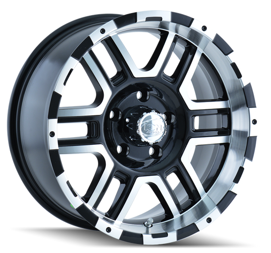 ION Type 179 20x9 / 6x135 BP / 30mm Offset / 87mm Hub Black/Machined Wheel