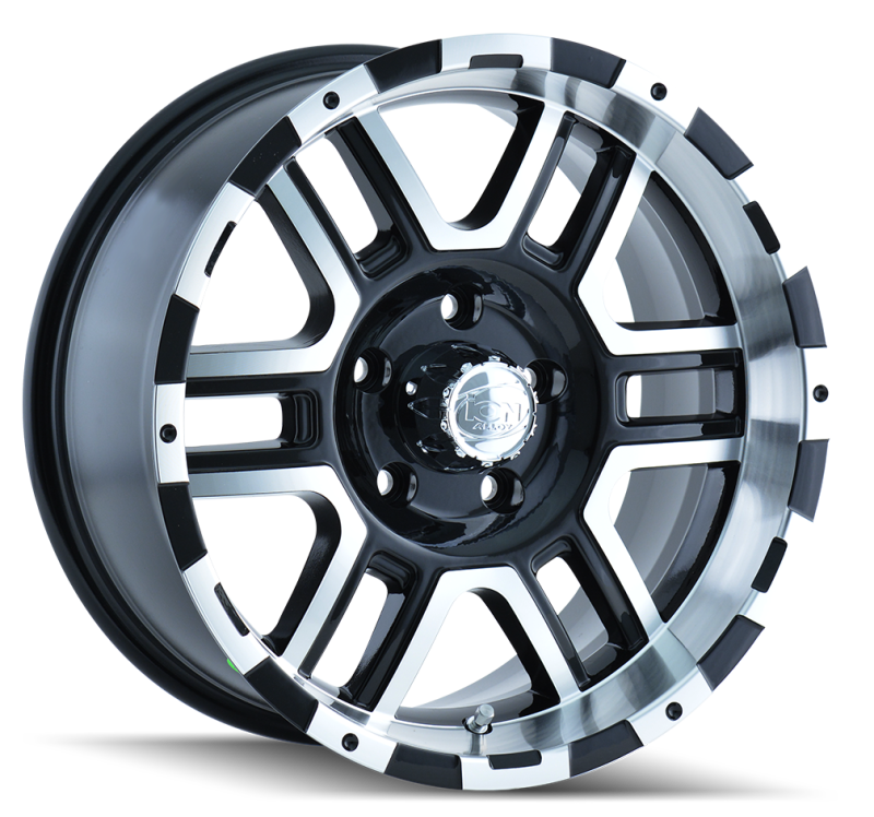 ION Type 179 17x8 / 5x127 BP / 10mm Offset / 83.82mm Hub Black/Machined Wheel