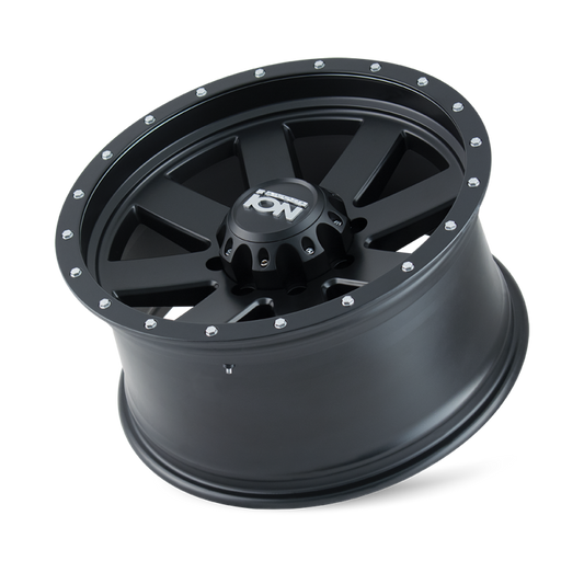 ION Type 134 18x9 / 5x150 BP / 0mm Offset / 110mm Hub Matte Gunmetal/Black Beadlock Wheel