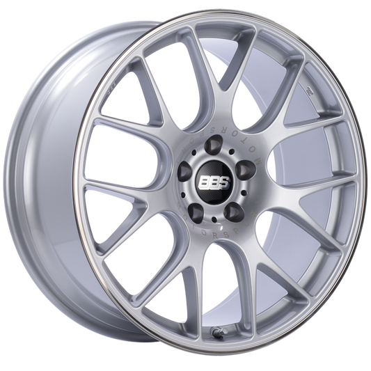 BBS CH-R 20x9 5x120 ET24 Brilliant Silver Polished Rim Protector Wheel -82mm PFS/Clip Required