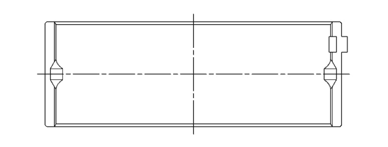 ACL Mitsubishi 4G93 1834CC +.25 Oversized High Performance Main Bearing Set