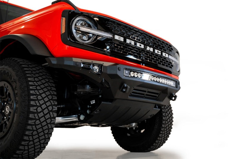 Addictive Desert Designs 2021+ Ford Bronco Stealth Fighter Front Bumper w/ Winch Mount