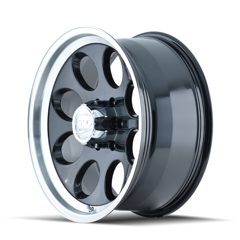 ION Type 171 15x10 / 5x139.7 BP / -38mm Offset / 108mm Hub Black/Machined Wheel