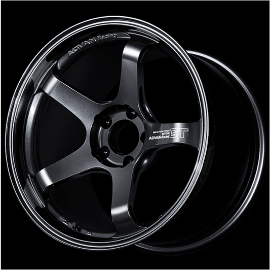 Advan GT Beyond 18X9.5 +25 5-112 Racing White Wheel