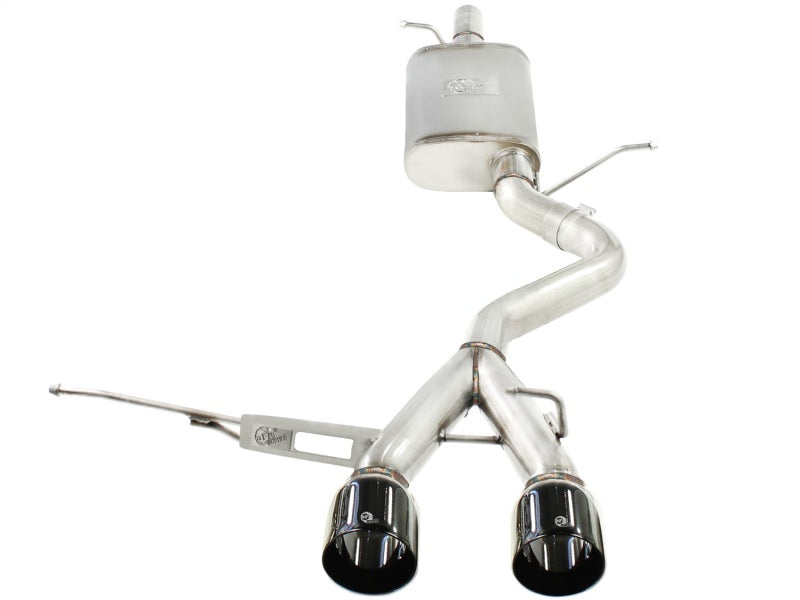 aFe MACHForce XP Exhaust 304SS Cat-Back w/ Black Tips 2008 VW Golf R32 V5 3.2L