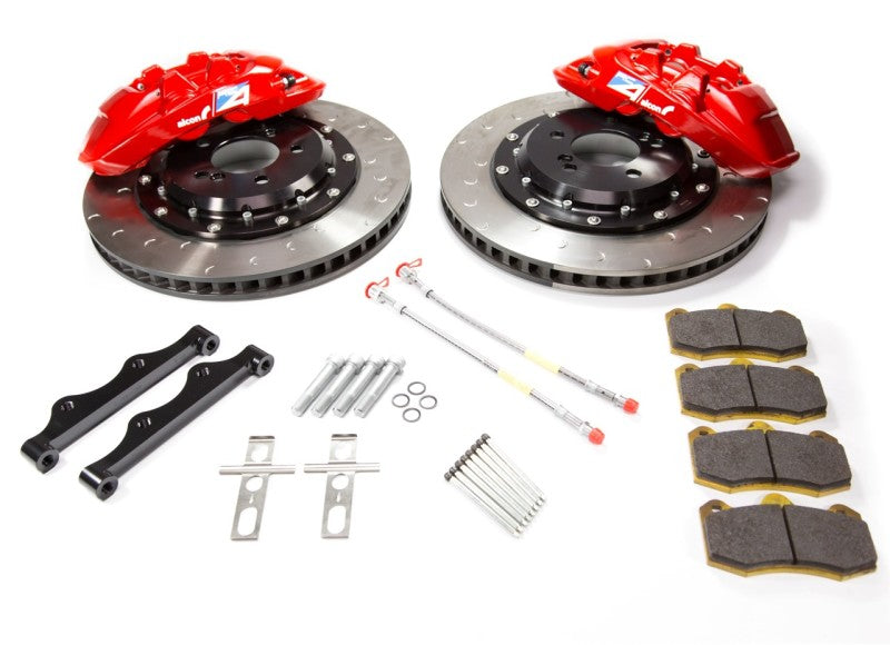 Alcon 2015+ BMW M3 F80 380x32mm 4 Piston Rear Brake Upgrade Kit - Red