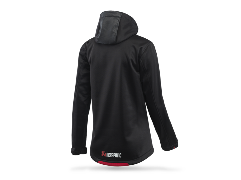 Akrapovic Womens Corpo Softshell Jacket Black - 2XL