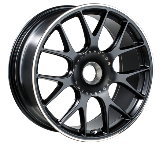 BBS CH-R 20x9 CL ET51 CB84 Satin Black Polished Rim Protector Wheel