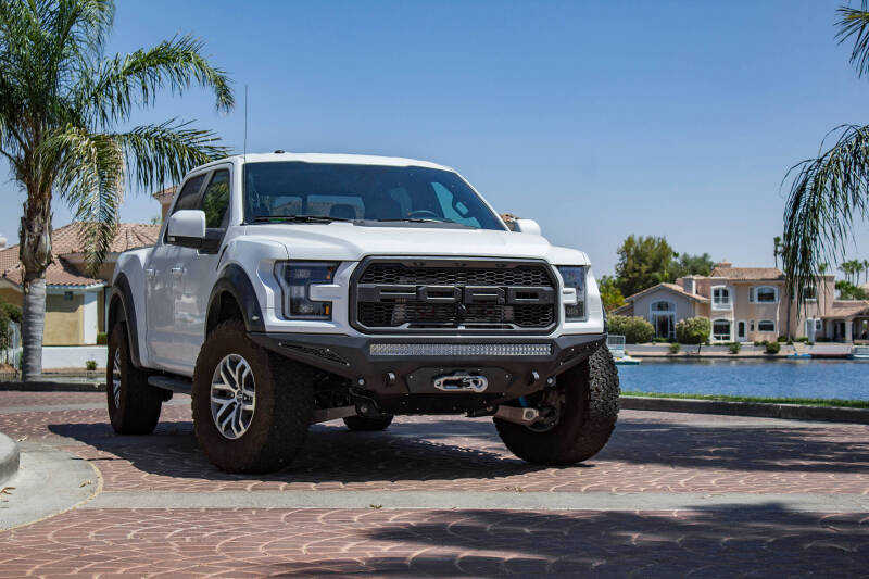 Addictive Desert Designs 17-18 Ford F-150 Raptor Stealth Fighter Front Bumper w/ Winch Mount