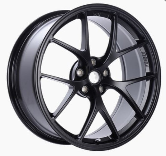 BBS FI 20x10.75 5x114.3 ET56 CB67 Black Satin Wheel -82mm PFS/Clip Req