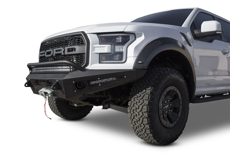 Addictive Desert Designs 17-18 Ford F-150 Raptor HoneyBadger Front Bumper w/ Winch Mount