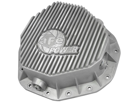 aFe Rear Differential Cover (Raw; Street Series); Dodge Diesel Trucks 03-05 L6-5.9L (td)
