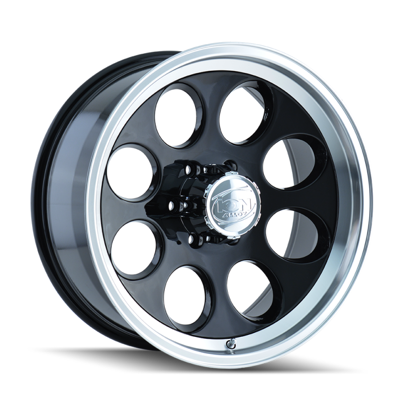 ION Type 171 17x9 / 8x170 BP / 0mm Offset / 130.8mm Hub Black/Machined Wheel