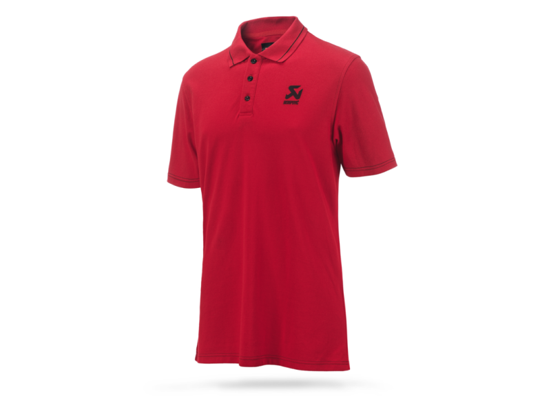 Akrapovic Corpo Polo Red Mens - S